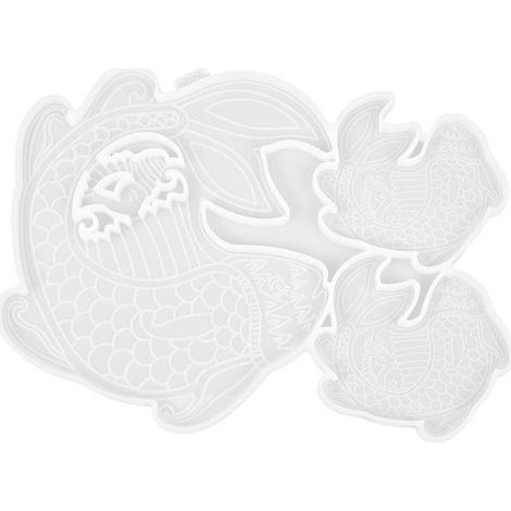 1 Stück Goldfisch-Silikonform