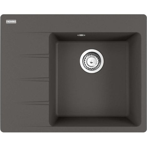 Franke Centro - Fregadero de fragranite CNG 611-62 TL/7, 62x50 cm, gris pizarra 114.0713.948 (1/2)