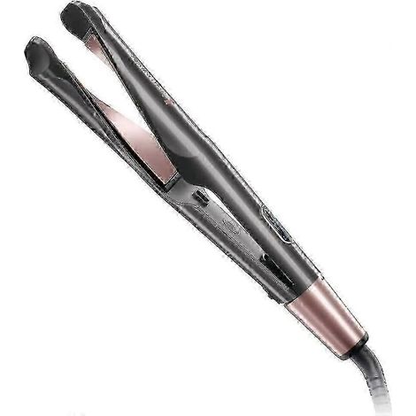Remington Glätteisen & Lockenstab - Curl&Straight Confidence 2in1 Multistyler [Mise à niveau] (geschwungene Stylingplatten zum Glätten, Locken & Wellen) (1/4)