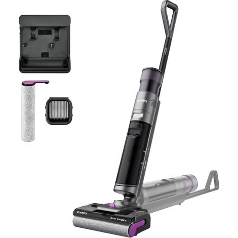 Eureka NEW480 Stabstaubsauger/Elektrischer Besen Akku Nass Beutellos Schwarz, Grau, Violett