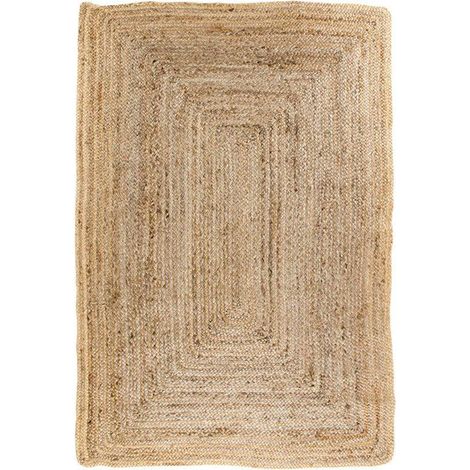 Pier Import – Tapis kilim en jute tressé rectangulaire 90x60cm – Épaisseur 2cm – Style bohème pour décoration intérieure