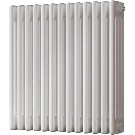 Alpha - White Column Radiator H600mm x W592mm 4 Column