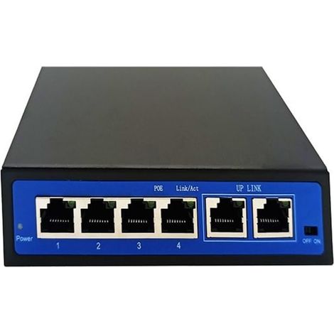 2MP 1080P 10 Pouces interphone vidéo écran Tactile Grand Tuya sans Fil POE Filaire Sonnette for Villa Plat RFID contrôle d'accès(4-2 POE Switch) (1/5)