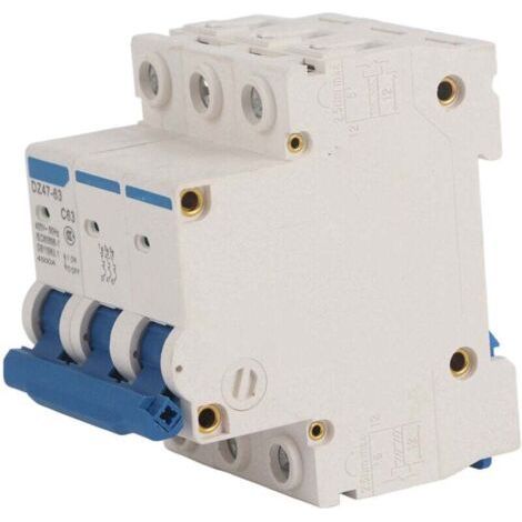 Residual Differential Circuit Breaker DZ47-63 3 Poles 63A 220V/380V (1/4)