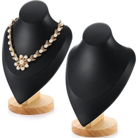 Beyamis Présentoir à bijoux noir (lot de 2) (1/5)