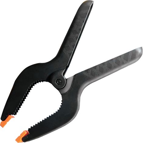 Pinza morsetto a molla 5Pz in plastica laboratorio magazzino Silverline Prezzo-lunghezza 170 mm/capacità morsa 70 mm