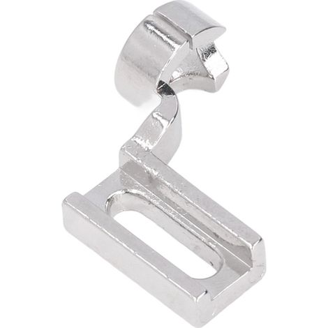 Prensatelas largo ranurado para acolchado, altura ajustable, estructura metálica, para uso doméstico.