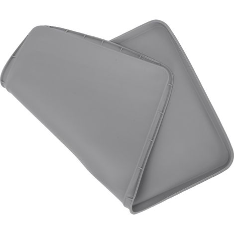 Kit Silicone gris clair 15.75 x 19.69 po - économisez du temps pour cuisine - 100% étanche - silicone sans BPA (1/5)