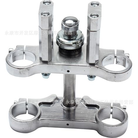 Offroad-Motorradteile für 50-125 cm³ Hochleistungsmotorräder, 45-48 mm Upside-Down-Stoßdämpfer vorne, Lenkgetriebe, obere und untere Verbindungsplatten und Druckblöcke (1/5)