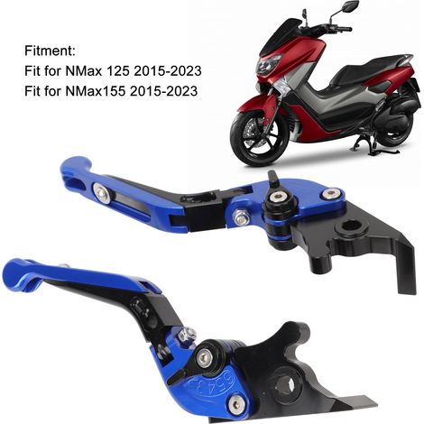 [Kupplungshebel] Klappbarer, verstellbarer Kupplungs- und Bremshebel aus Aluminiumlegierung für Yamaha NMax 125 155 2015-2023 (1/5)