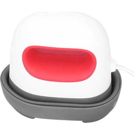 Mini fer à repasser portable rouge avec contrôle automatique de la température et prise européenne 220 V (1/5)
