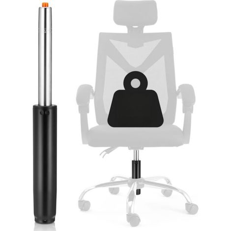 Vérin à gaz de Rechange pour Chaise de Bureau, Verin Fauteuil Bureau Capacité de charge de 450 LBS, Ressort à gaz ajustable pour chaise (30-45cm) (1/5)