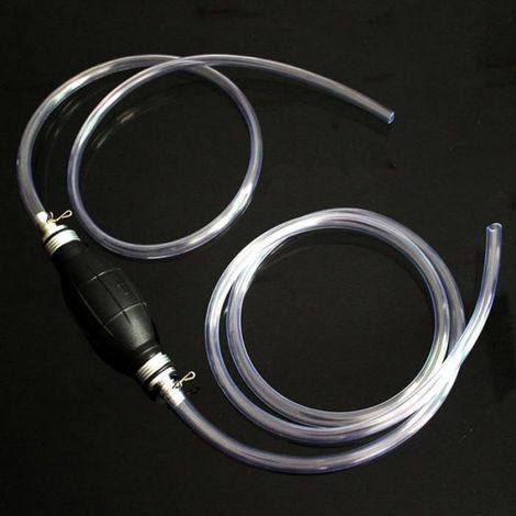 Pompe Manuelle De Transfert Dhuile Et Deau - Tuyau Flexible Amorçage Rapide - Pour Aquarium Bateau Voiture - 1 Unite (1/5)