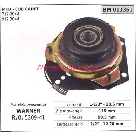 Frizione elettromagnetica warner rasaerba tosaerba tagliaerba cub cadet 011351