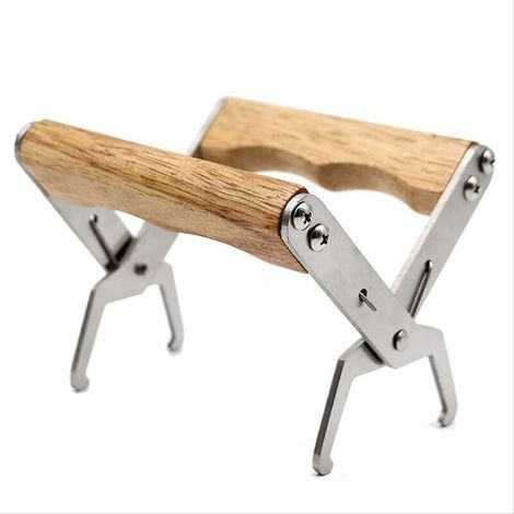 Pince lève-Cadre de Ruche en Acier Inoxydable, Outil d’Apiculteur Beehive Frame Grip Holder (1/5)