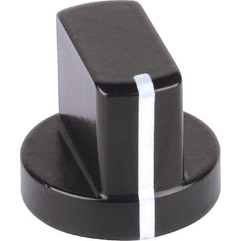 Mentor 5580.4631 5580.4631 Knebelknopf  Schwarz (Ø x H) 12 mm x 14 mm 1 St.