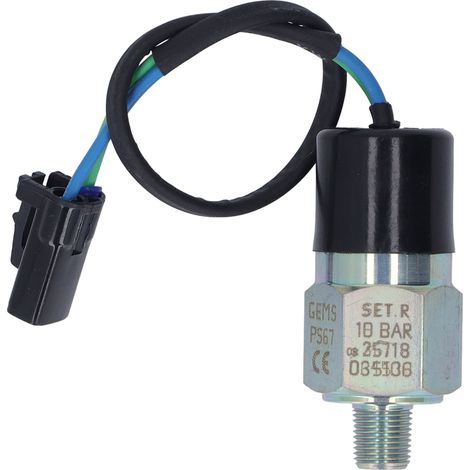 Manomètre de pression standard pour excavatrice LIUGONG 25718 (10 bar) - Capteur de pression de remplacement avec interface standard (1/5)