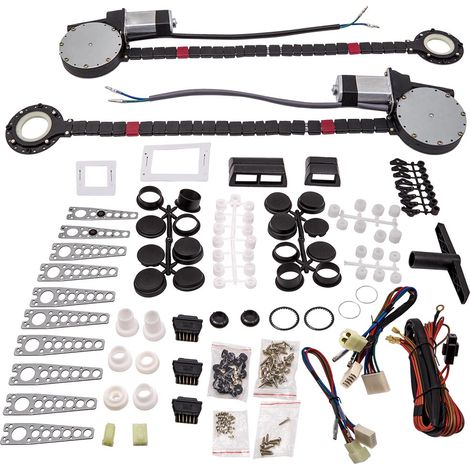 Kit Elevalunas Eléctrico Universal Izquierdo+Derecho for Turismos y Camionetas (1/5)
