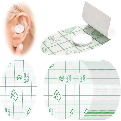 Lot de 80 Autocollant Oreille Etanche, Protege Oreille Autocollant, Protection Étanche Oreille, Cache-Oreilles Transparents, Cache Oreilles Imperméable pour Teinture Capillaire, Douche, Baignade (1/5)