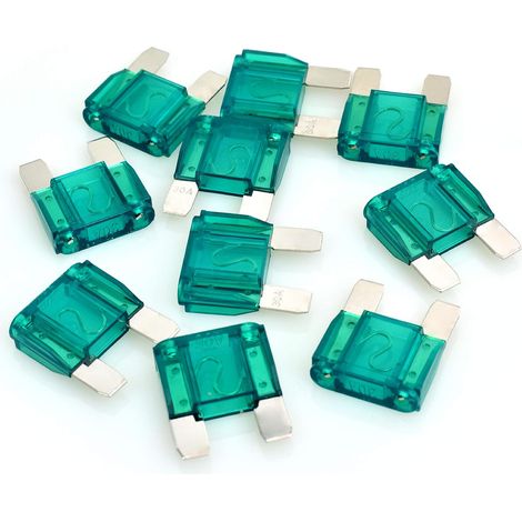 Conext Link Maxi30-10 Lot de 10 fusibles en nickel 30 A Fusible maxi 30 A Lame plaquée nickel Lot de 10 (1/5)
