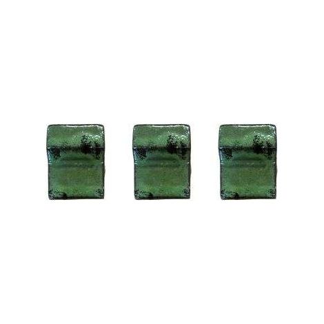 Lote de 3 soportes para macetas de 6cm verde profundo (1/2)
