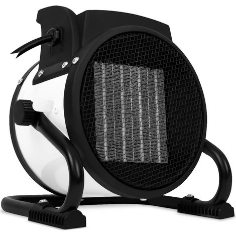 Vonroc – Radiateur soufflant électrique 2000W – 3 réglages – Ventilateur intégré – Chauffe jusqu'à 20m² – Élément céramique – Tension 220-240V (1/8)