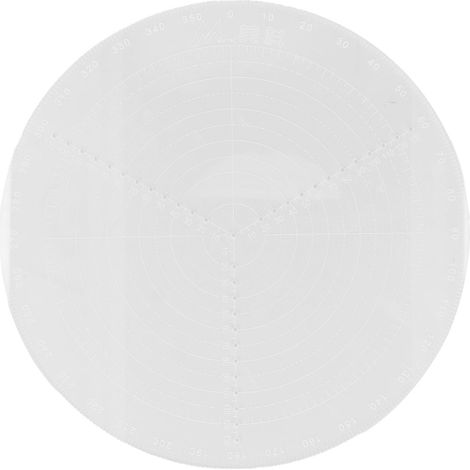 Traceur de cercle 30cm, compas de centrage pour tour à bois, outil de traçage diamètre 4mm, gabarit de dessin circulaire professionnel (1/5)