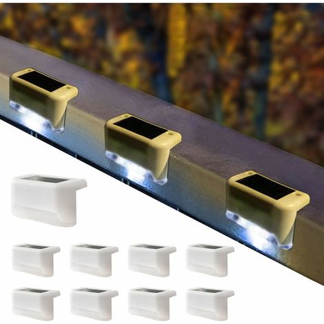 Éclairage extérieur solaire professionnel sans fil (8 pièces) Blanc-Online Store (1/4)