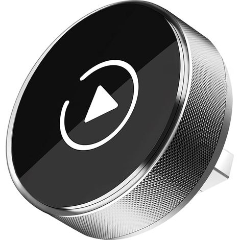 2026 Adaptateur Carplay & Android Auto sans Fil, 2-in-1 Adaptateur Carplay sans Fil, WiFi 2,4/5GHz avec Connexion Automatique, Plug & Play pour iPhone & Android, Design Premium en Aluminium (1/5)