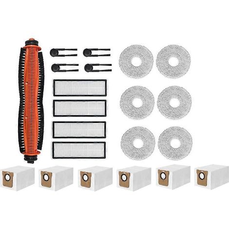 Lot de 21 accessoires pour balai électrique Xiaomi Mijia M40S/OV31CN : brosse principale, filtre et sacs à poussière. (1/5)