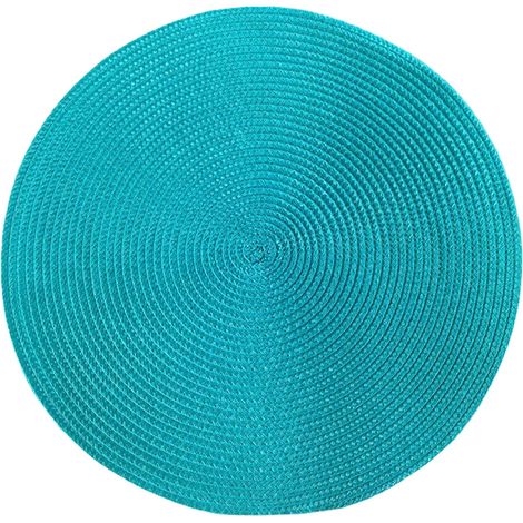 Placemat - Pp - Ronde - Diamètre 38 Cm - Isolation Thermique - Jetable - Décoratif - 6 Pièces (1/5)