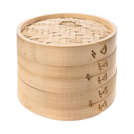 Cestino fumante Tescoma Nikko in bambu' 20cm h14 a due piani [389530] (1/4)