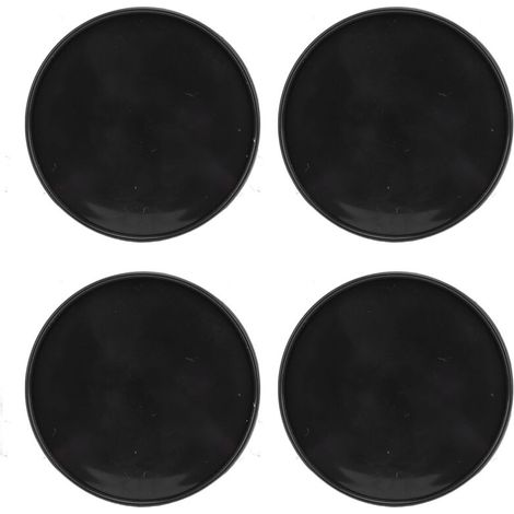 112 Enjoliveurs de Roue Tendance–Protection Durable pour Enjoliveurs de Roue pour Voitures de Sport–Lot de 4 (noir) (1/5)
