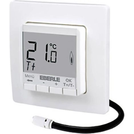[GEBRAUCHT] B-Ware Eberle Raumthermostat Temperaturregler Heizen Bodentemperatur Unterputz Weiss