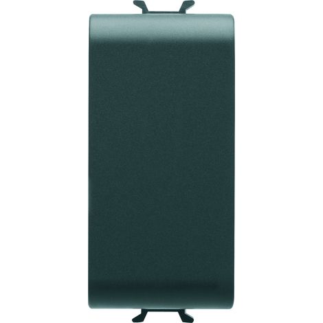 Copriforo Falso Polo 1 Modulo Nero Satinato Serie Gewiss Chorusmart GW-12195 (1/4)