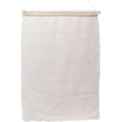 Pochette murale en coton et lin pour rangement de boucles d'oreilles, décoration multifonctionnelle maison, poche suspendue (1/5)