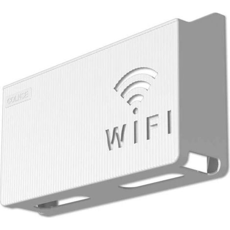 Support de rangement pour routeur WiFi, support pour appareils WiFi, support de rangement pour routeur sans fil, boîtier mural pour routeur WiFi, support multifonctionnel pour routeur avec accès rapid (1/5)