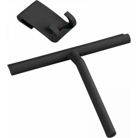 Window and Cabin Squeegee, [Black 21cm], Silicone Window Squeegee, Bathroom Mirror MUMU (1/4)
