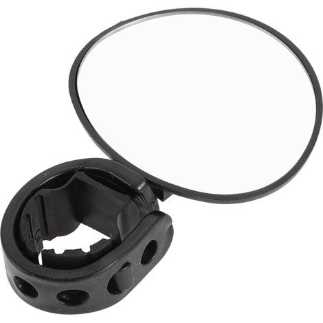 Espejo retrovisor ajustable para bicicleta de 9,5 x 6,8 cm  Espejo retrovisor negro para manillar delantero de bicicleta, apto para bicicletas de montaña y de carretera, 1 unidad. (1/5)