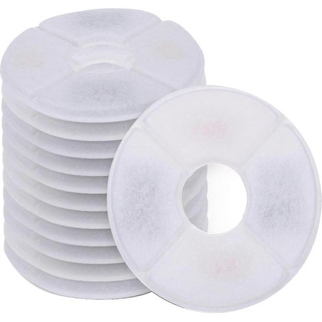 12 filtres pour fontaine à eau pour chats, filtres de rechange pour fontaine à eau (1/5)