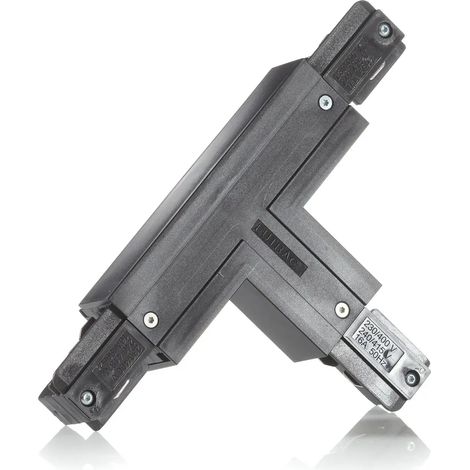 [NEUWERTIG] B-Ware Eutrac T Verbinder Verbindung Einbau Erde Innen Stromschiene Schwarz Links