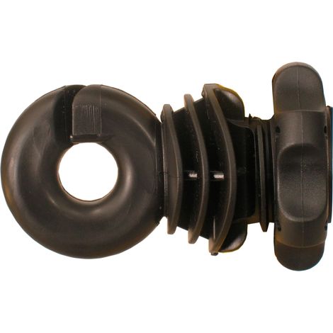 Lacme – Seau de 50 isolateurs IVABLOC à visser sur piquet métallique pour fil jusqu'à 12 mm – S'adapte sur piquets de 8 à 14 mm – 655106