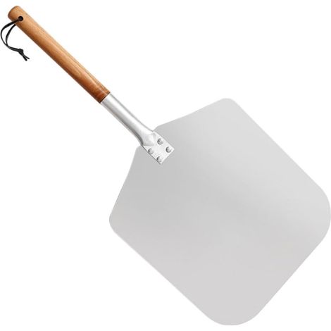 Appareil à pizza de cuisine en bois avec manche en bois (1/4)