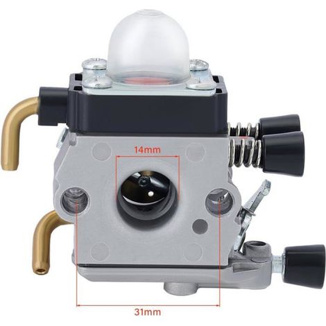 Carburateur - Compatible Stihl FS55 FS38 FS55R FS55RC HL45 KM55 FS80 FR85 FH75 FS45 FS46 FS74 FS75 HL75 HS70 C1Q-S63 C1Q-S69 - Pour Moteur Débroussailleuse Tondeuse - 1 Pièce (1/4)