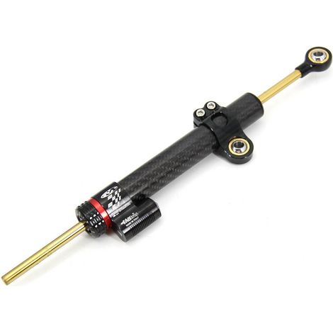 Accessoires universels pour motos, amortisseurs de suspension modifiés, règles en titane, stabilisateurs de guidon, amortisseurs, en stock.