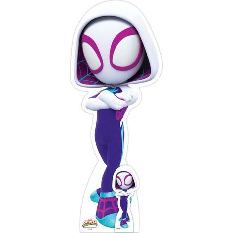Figurine en carton Ghost Spider – Spidey et ses amis extraordinaires - Haut 95 cm (1/5)