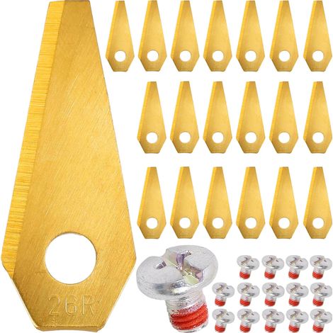 Lames de remplacement Messersatz 30x5cm pour BOSCH IDIEGO M+ 700, S+ 500, 350 400, 800, 850 1000, 1300 Robot-tondeuse (1/4)