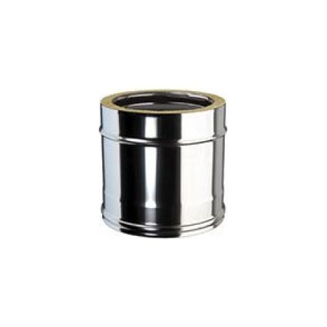Tube isolé de 25 cm, acier inoxydable 120-170 mm