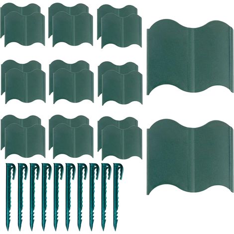 Bordure de Jardin pour Les Parterres de Fleurs, 20 Pièces pour (1/5)