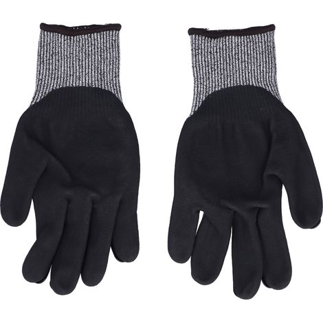 Gant de protection anti-coupure niveau 5, gant de travail noir pour le jardinage et les activités de plein air (1/5)